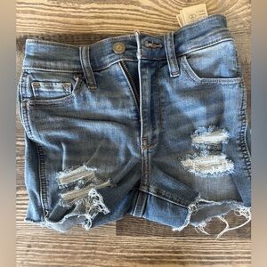 Hollister blue jeans shorts size 00